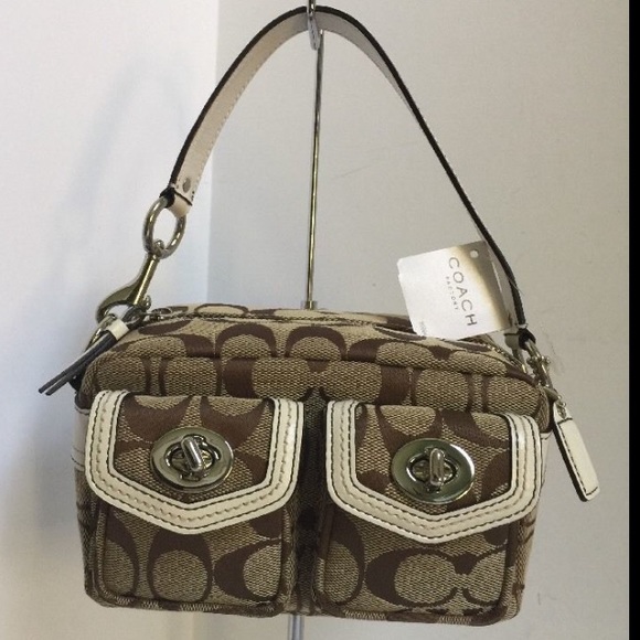 Coach Signature Gallery Double Pocket Pouch FS1751 (SOLD) - Picture 1 of 8